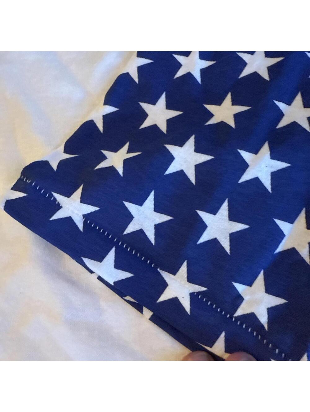Vintage LA Sportswear T-Shirt American Flag Sleeves Single Stitch USA Mens XL - Picture 9 of 9